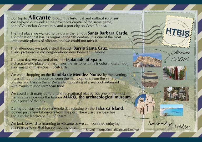 tourist travel card in alicante