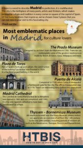 Infographic Madrid for Cultural lovers