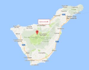 A map showing the location of Mallorca island amidst a wonderful manor and repair works in Tenerife.