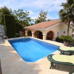 Detached villa with a swimming pool in Mijas Costa.