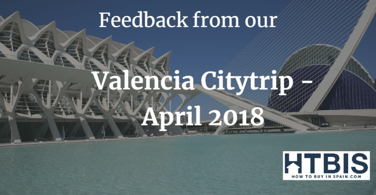 Real Estate market insights from our Valencia city trip - April 2018.