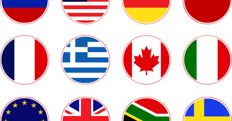 Flags of the world vector | usd $1