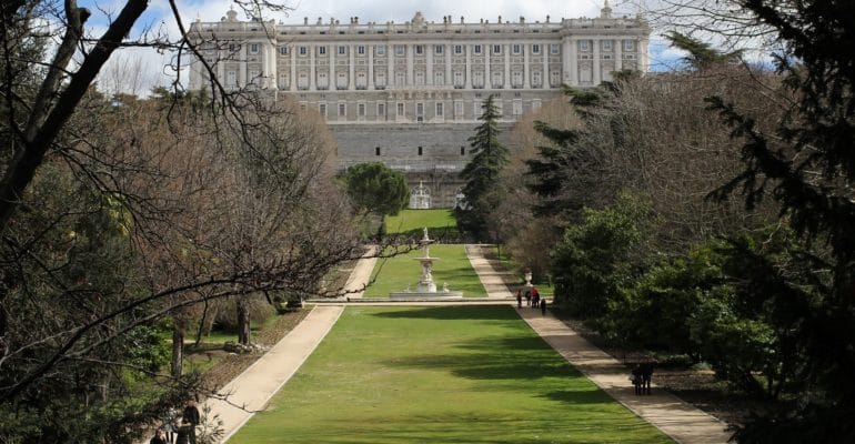 Real estate in Madrid, Spain's royal palace.