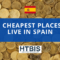 cheapest place to live in Spain