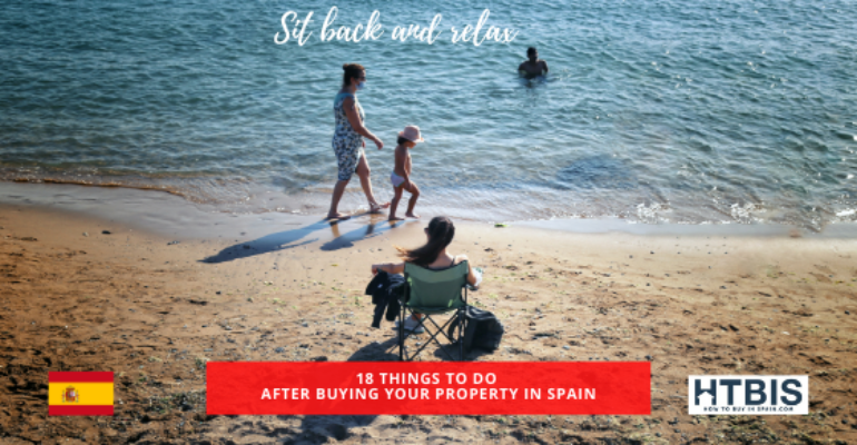 The things to do after buying a property in Spain