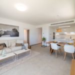 Alicante New Build Apartment with a living room and dining room.