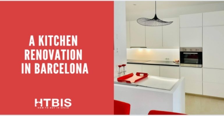 A kitchen renovation in Spain.