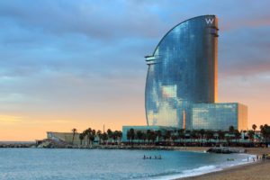 Barcelona beach view