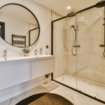 Bathroom of luxury apartment in Madrid