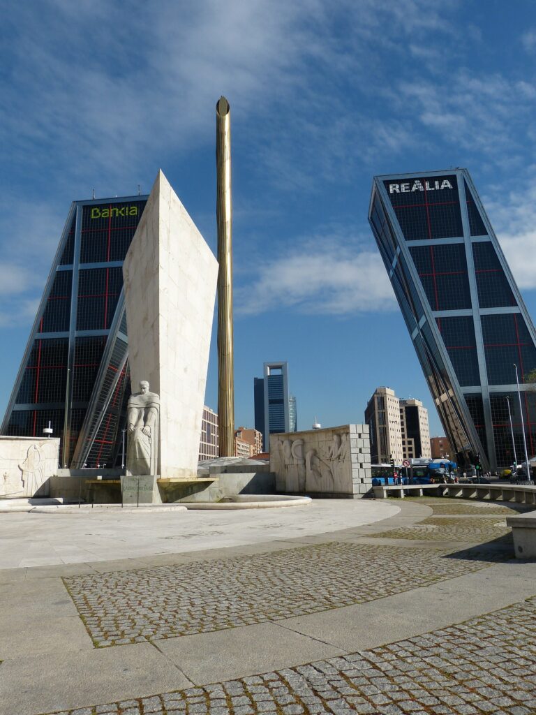 Madrid Bankia and Realia towers