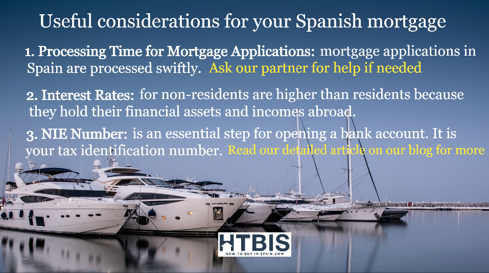 Useful considerations for a non-resident to get a Spanish mortgage